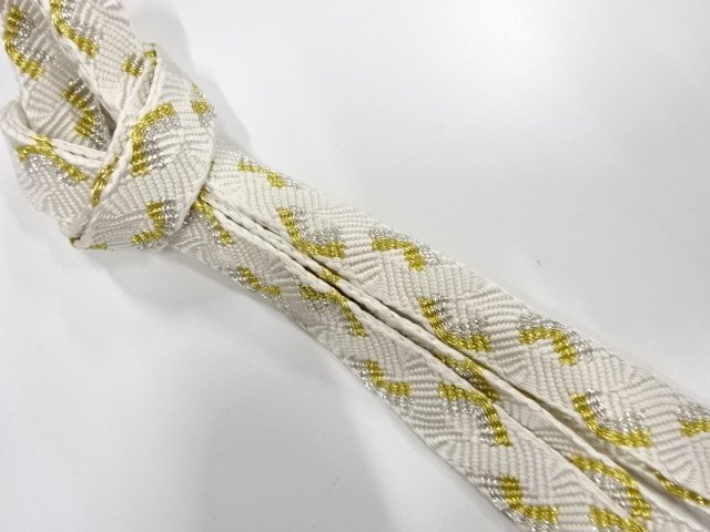  正絹　手組帯締め